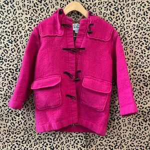 Lilly Pulitzer Girls Pink Wool Coat